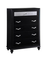 Coaster Barzini 5-drawer Rectangular Chest Black Model 200895